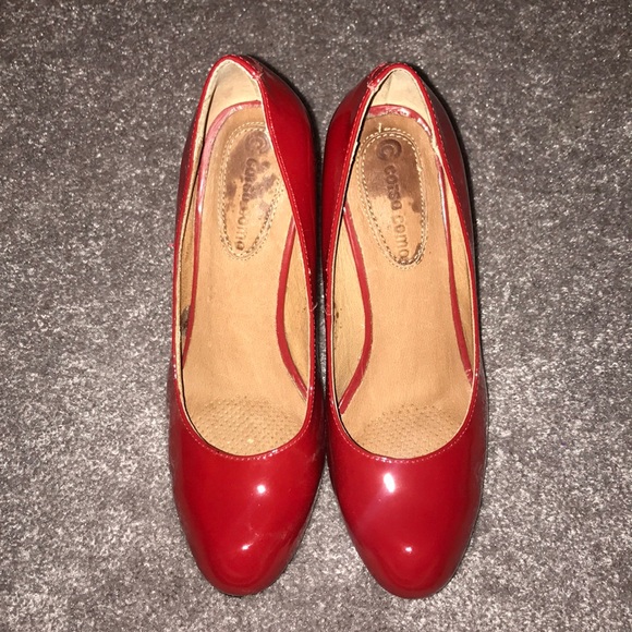 Corso Como red patent leather pumps - Picture 2 of 6